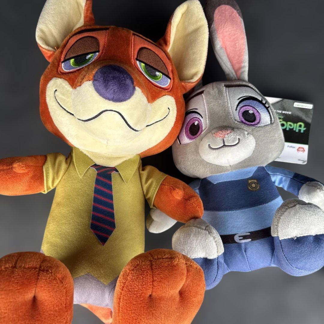 ニック・ワイルドとジュディ・ホップス ぬいぐるみセット - メルカリ