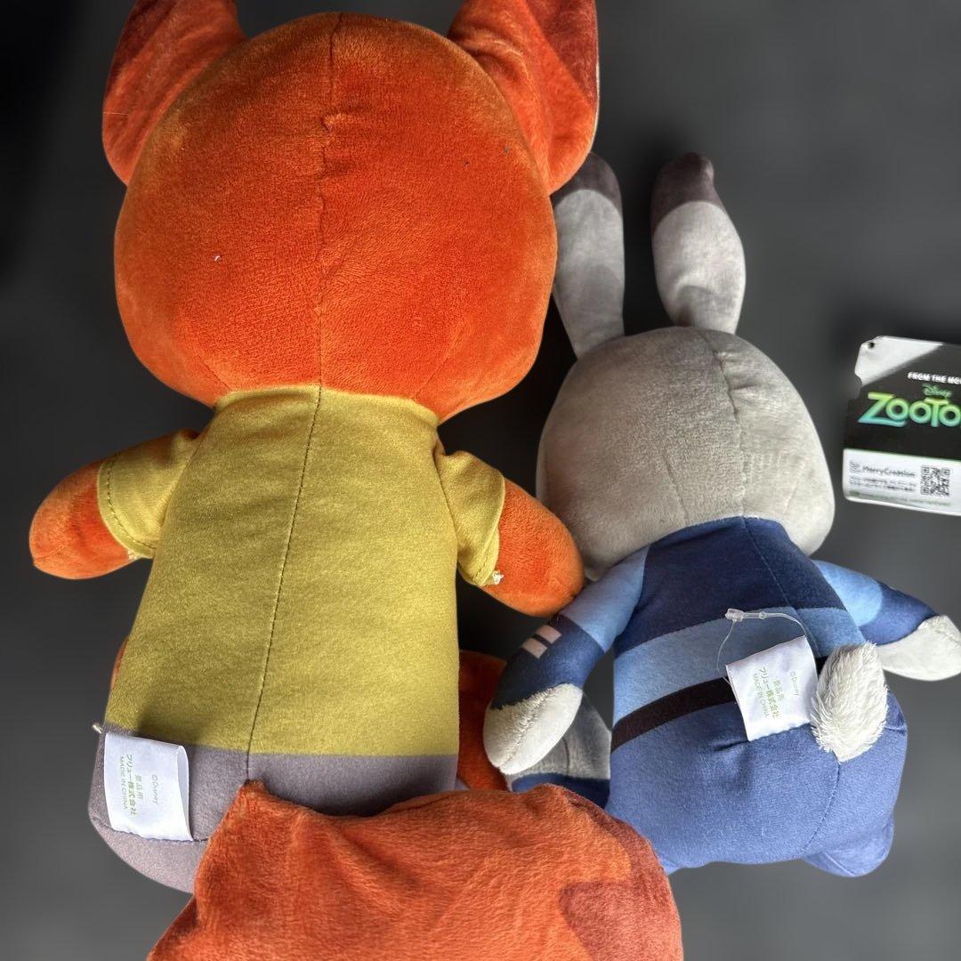 ニック・ワイルドとジュディ・ホップス ぬいぐるみセット - メルカリ