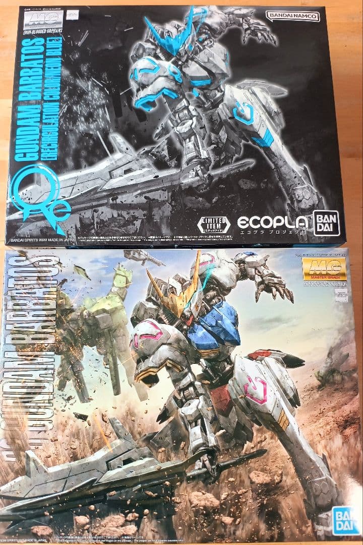 MGガンダムバルバトス 7点セット チタニウム、クリア、ネオンブルー