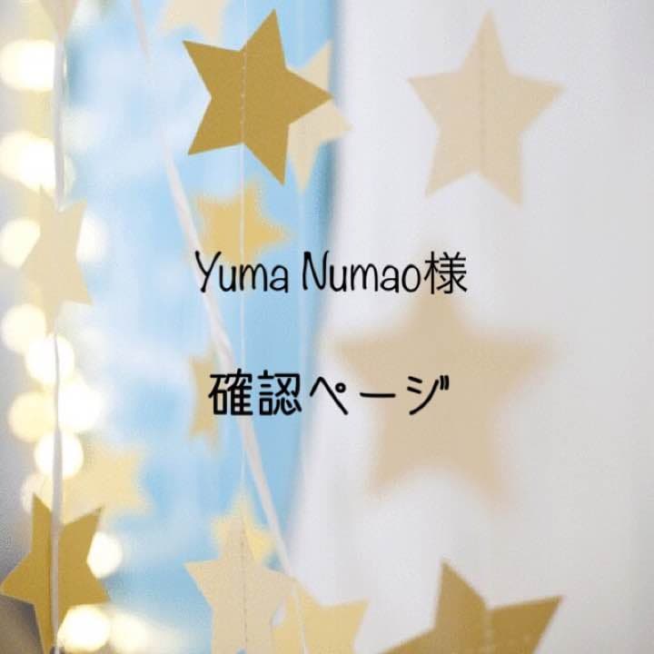 Yuma Numao様確認用