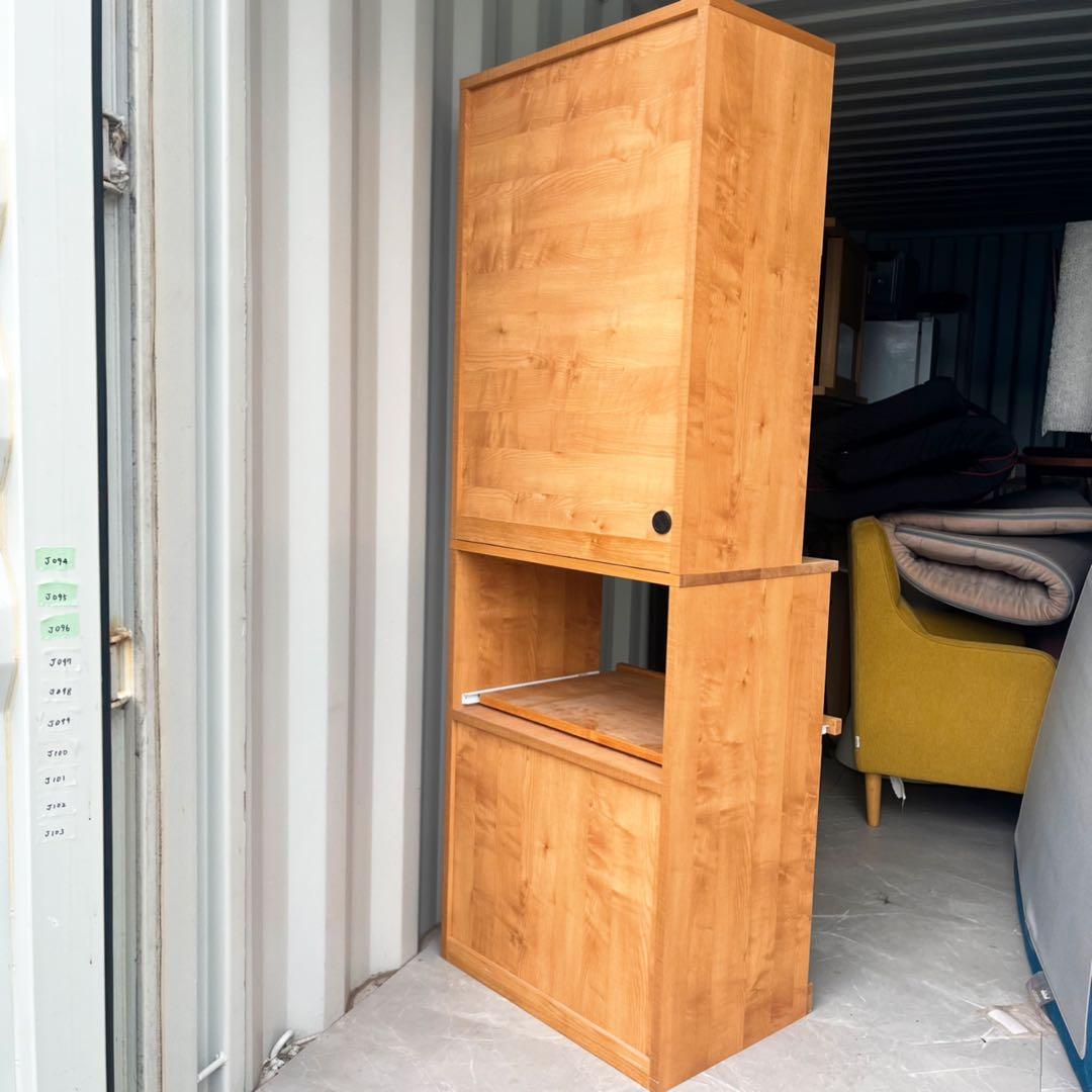 取付無料！モモナチュラル VIBO 北欧風天然木ナチュラルキッチンボード✨