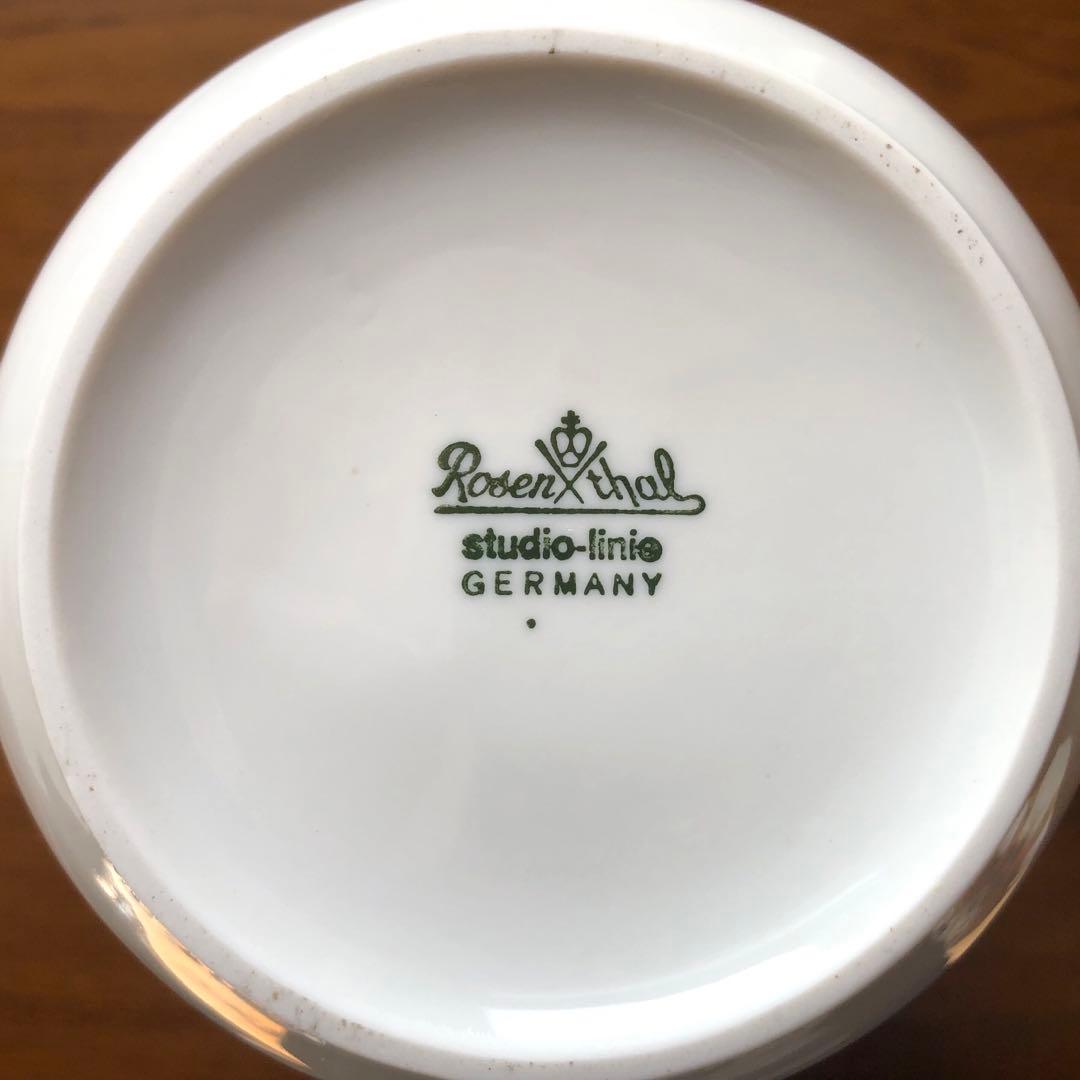 ローゼンタール白磁カップ&ソーサートリオ6客含21点セット スタジオ