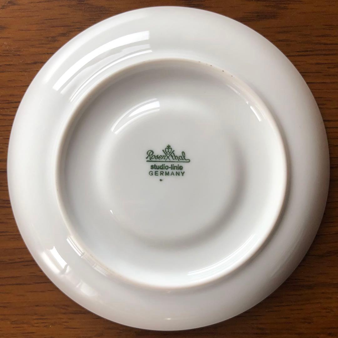 ローゼンタール白磁カップ&ソーサートリオ6客含21点セット スタジオ