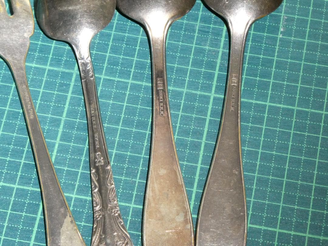銀製カトラリーセット フォークとスプーン