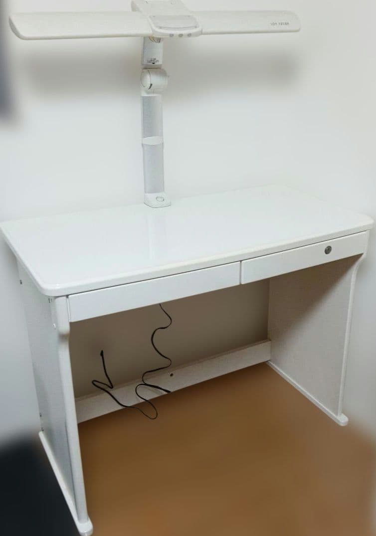 引き取り限定】ニトリ組み合わせ自由学習机セット+カインズの椅子 4点