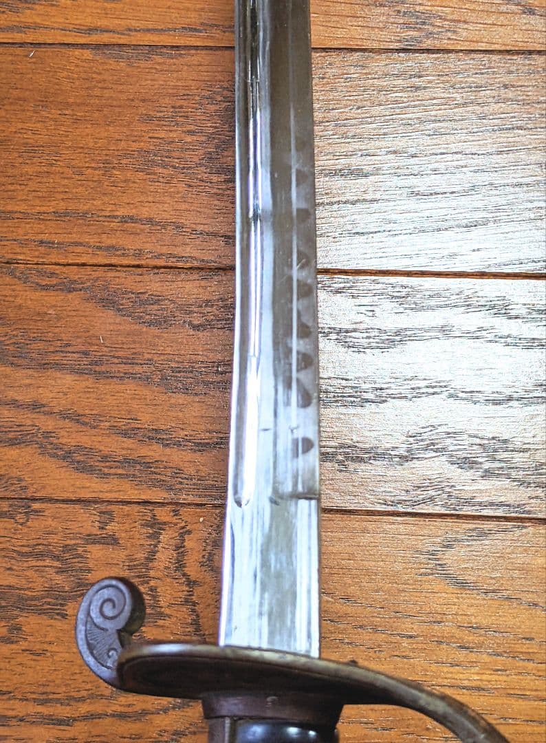 当時物】旧日本軍 帝国陸軍 軍刀 指揮刀 模造刀 模造刀身 サーベル【刀