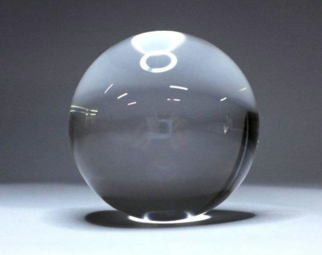 【鑑別書付き】水晶丸玉 透明無垢《約10.8cm》本物保証