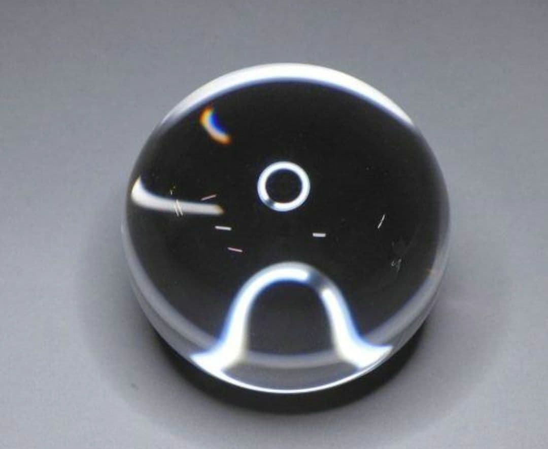 【鑑別書付き】水晶丸玉 透明無垢《約10.8cm》本物保証