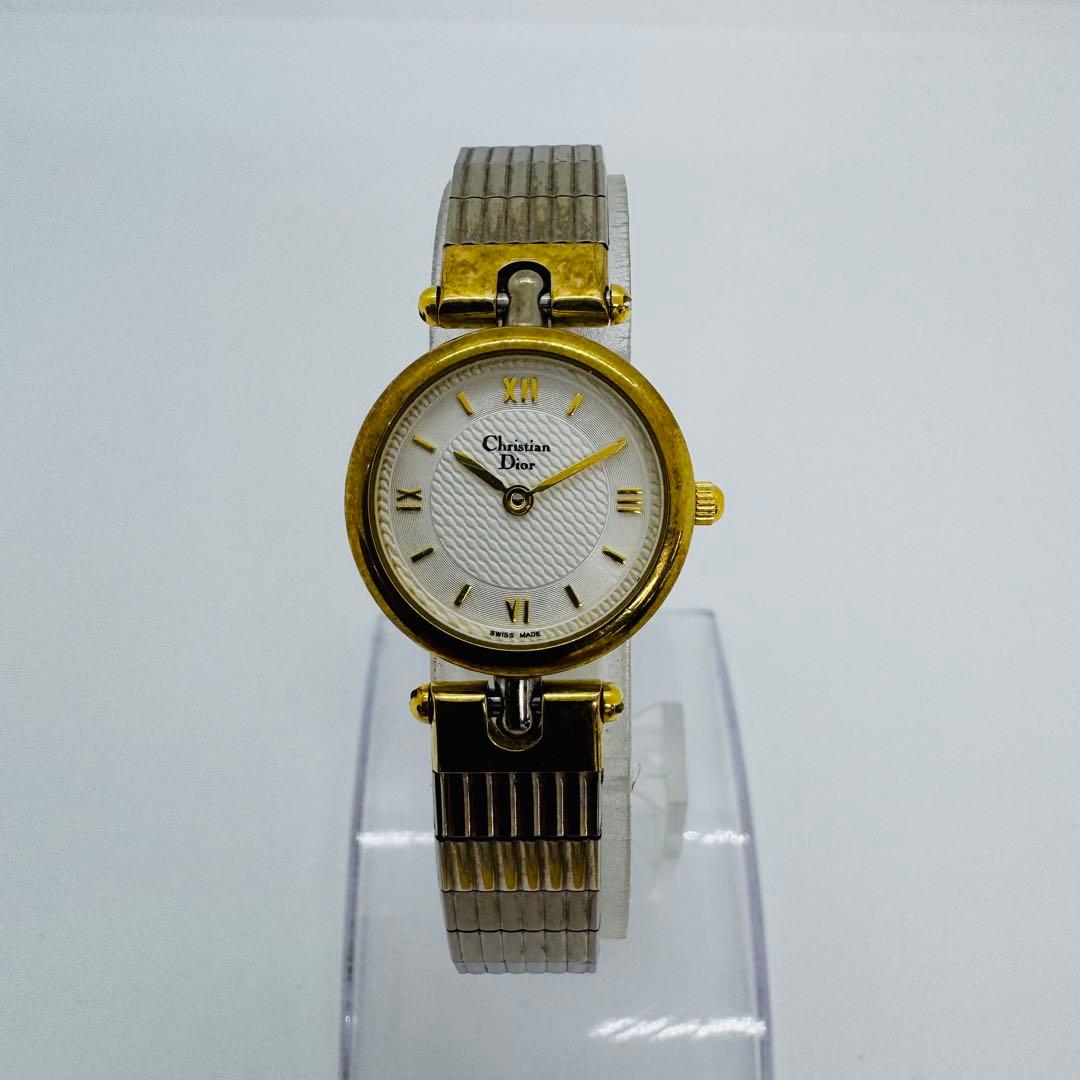 ✨Dior✨ディオール✨CD✨3025✨クォーツ✨ホワイト文字盤✨腕時計✨