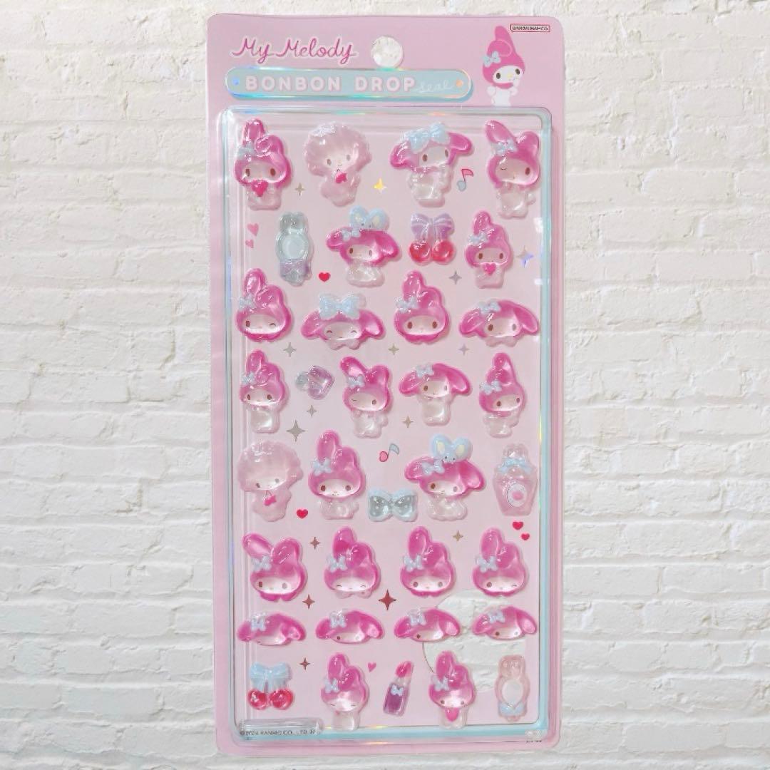 ❣️正規品❣️サンリオ ボンボンドロップシール ぷくぷく 第1弾 4種