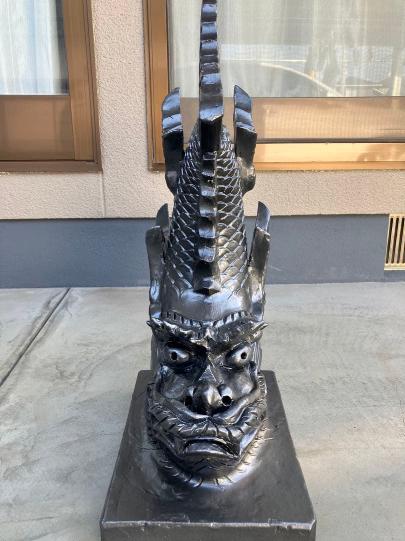 シャチホコ 鯱鉾 古瓦 鬼瓦 置物 オブジェ - メルカリ