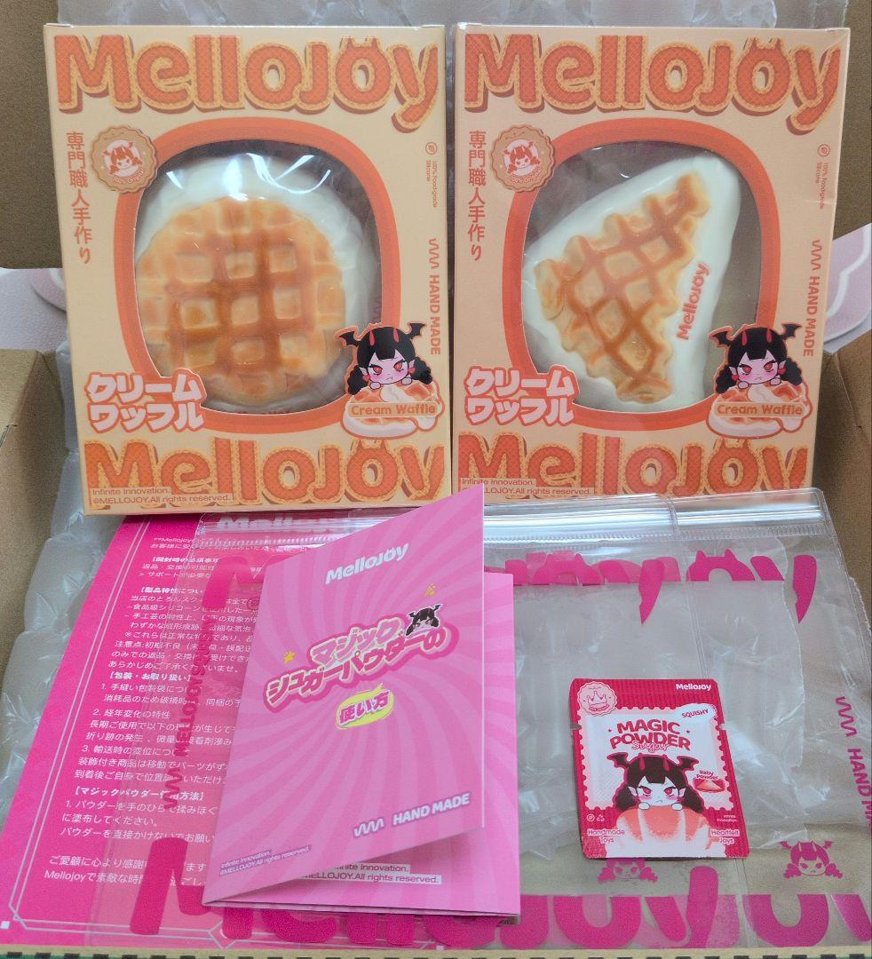 Mellojoy スクイーズ 未開封 クリームワッフル まる さんかく - メルカリ