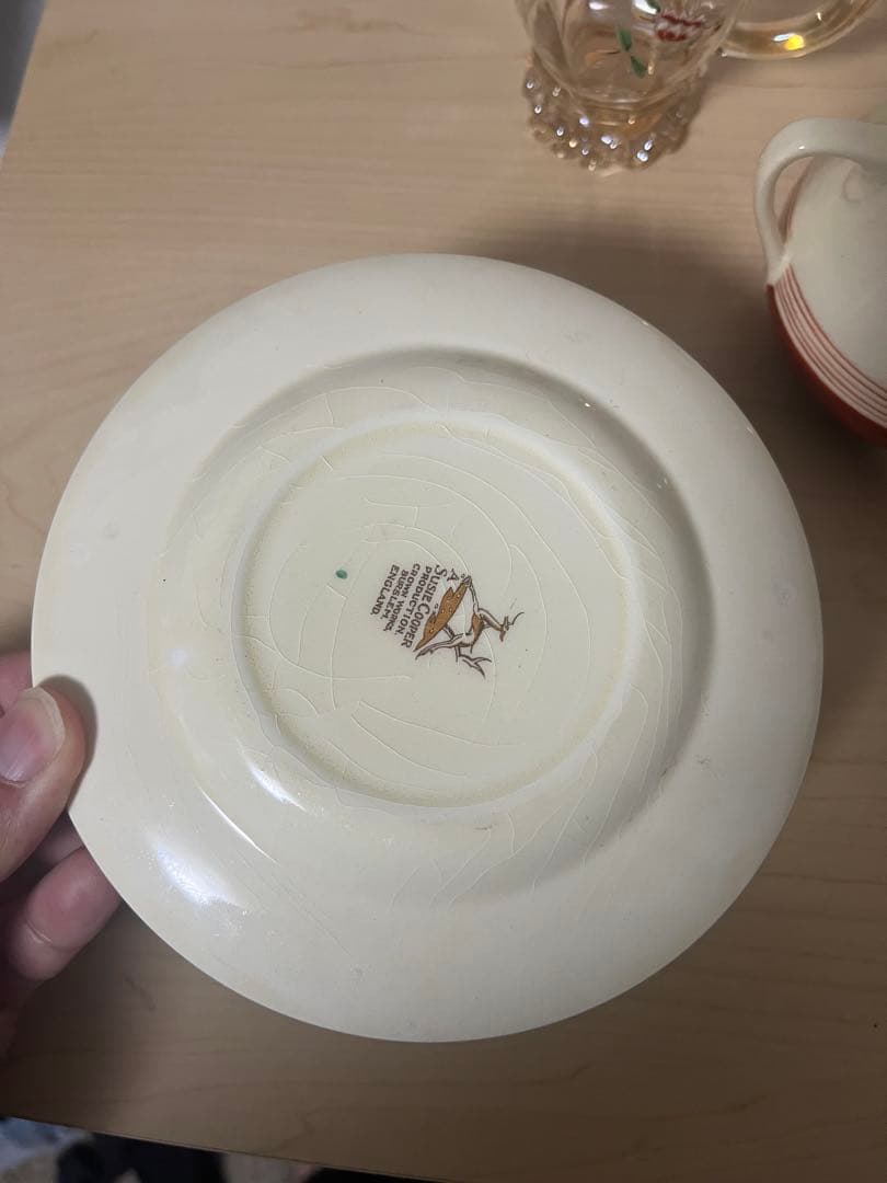 スージークーパーデザート皿・カップ・ガラスコップ　5点セット