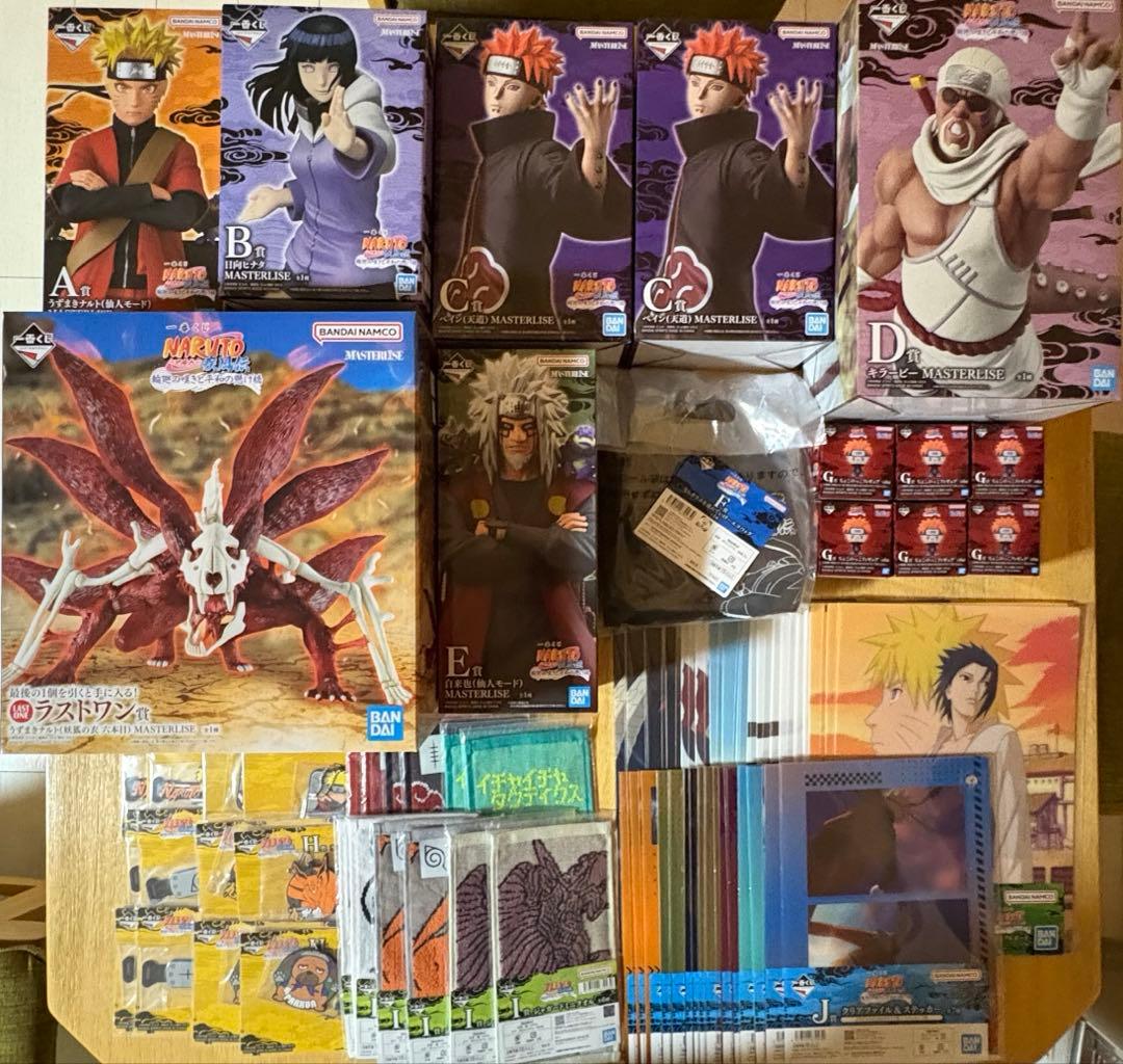 一番くじ NARUTO-ナルト- 疾風伝 輪廻の嘆きと平和の懸け橋 1ロット分