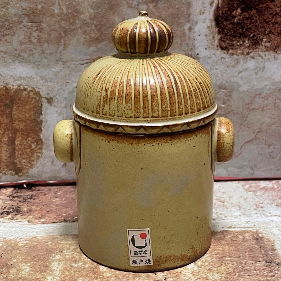 瀬戸焼 かしわ窯 ヘリテージシリーズ 陶器製キャニスター 王様 & 女王様