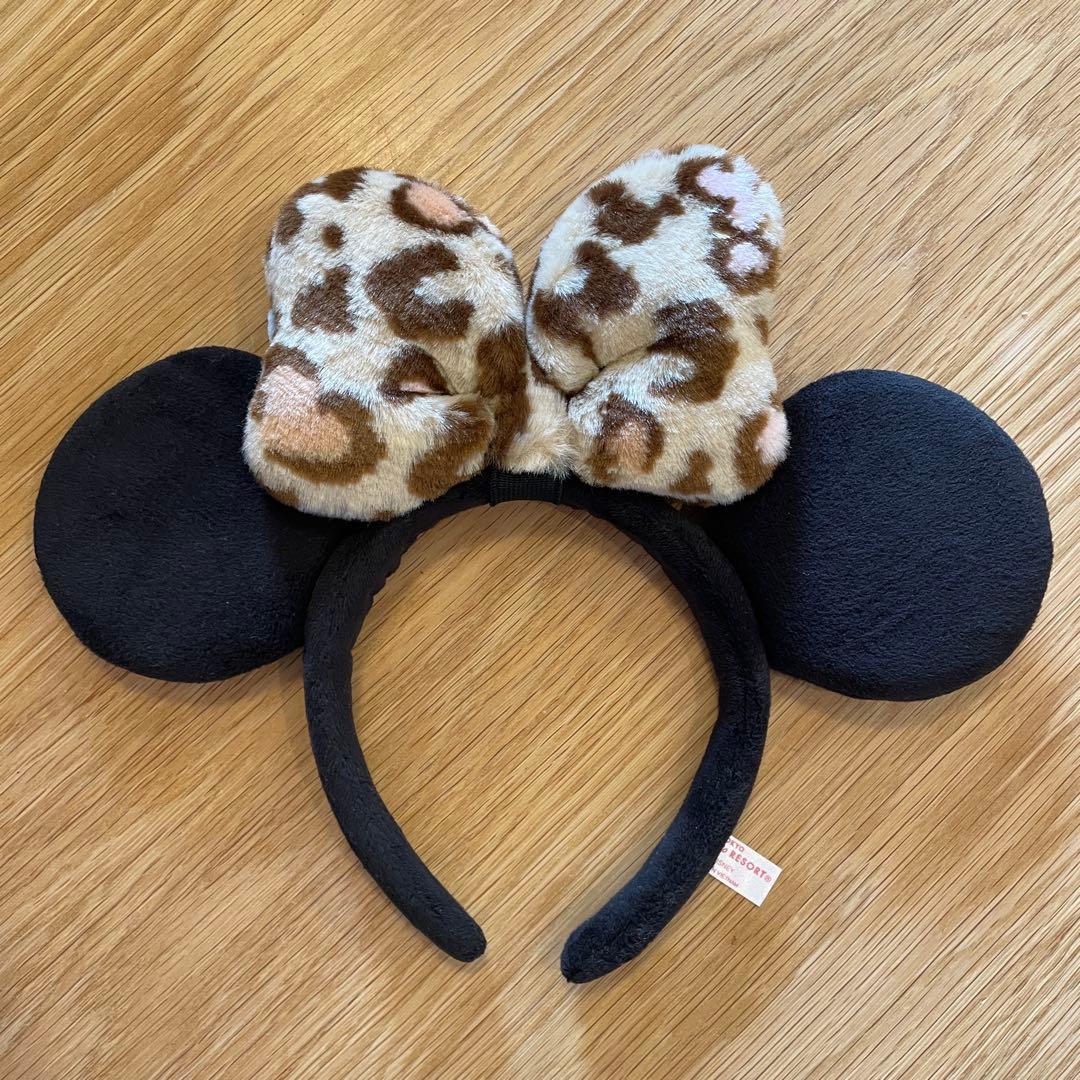 東京ディズニーリゾート ヒョウ柄ミニー耳カチューシャ - メルカリ