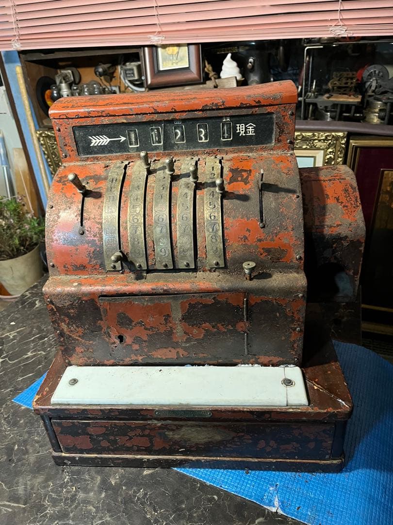 アンティークレジスター レトロレジスター 金銭登録機 セイコー金銭登録機