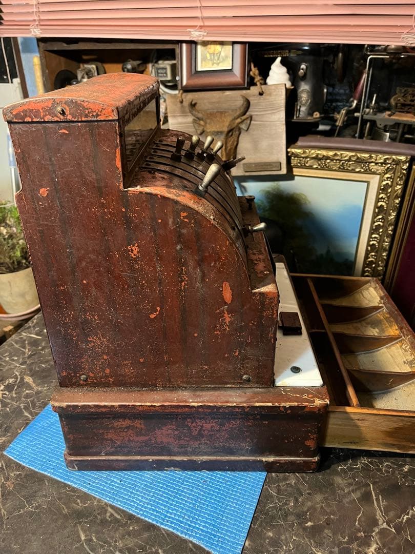 アンティークレジスター レトロレジスター 金銭登録機 セイコー金銭登録機