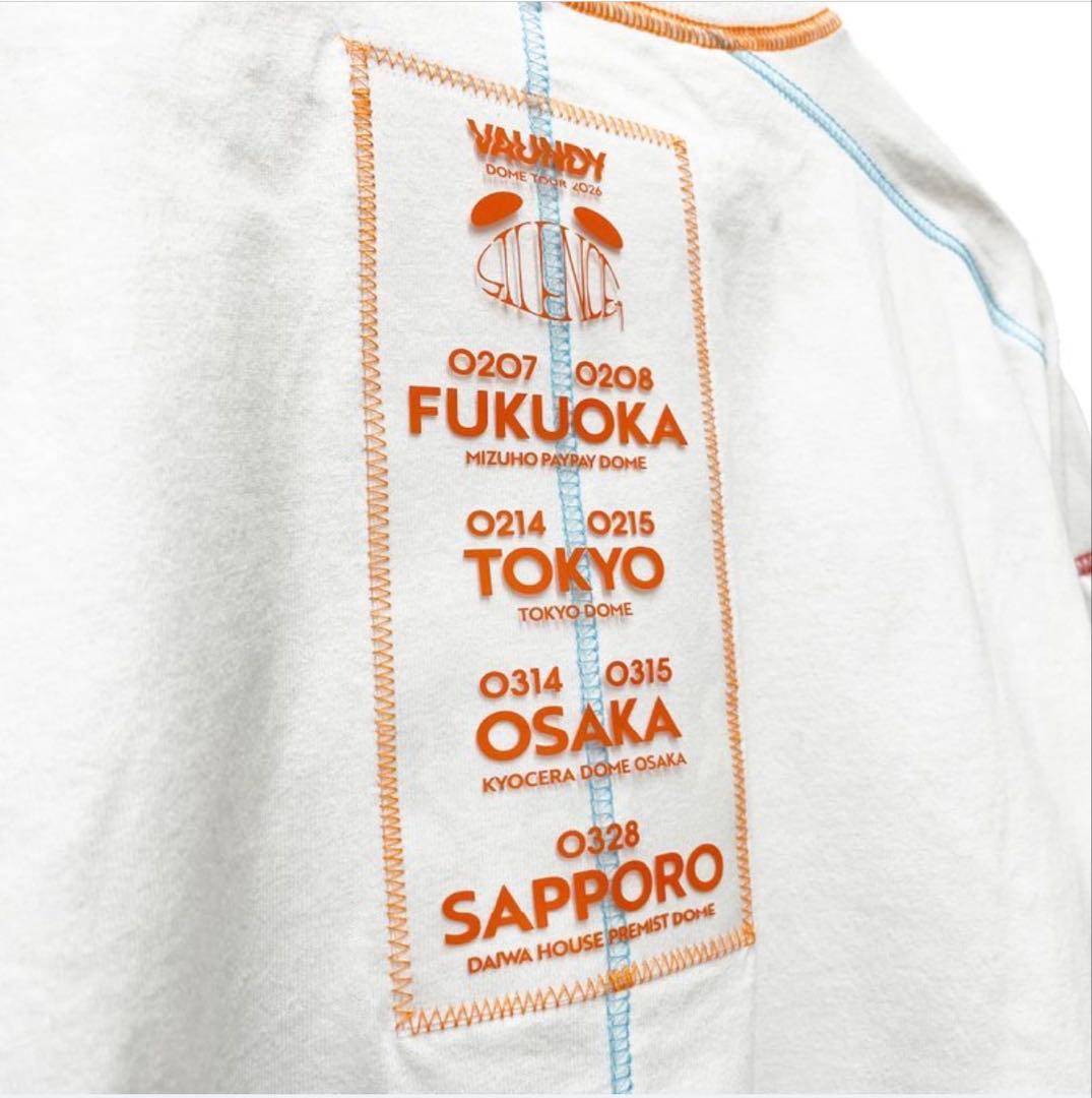 【Mサイズ】Logo Layered T-shirt SIlENCE white