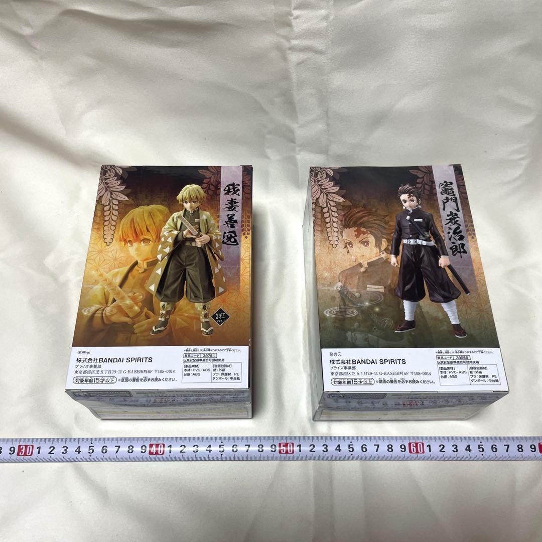 鬼滅の刃　フィギュア　絆ノ装　 肆ノ型 我妻善逸、陸ノ型 竈門炭治郎