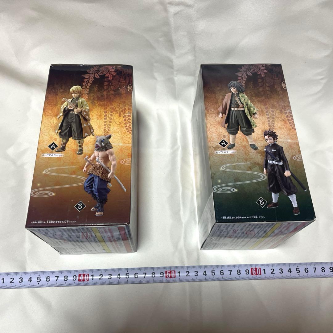 鬼滅の刃　フィギュア　絆ノ装　 肆ノ型 我妻善逸、陸ノ型 竈門炭治郎