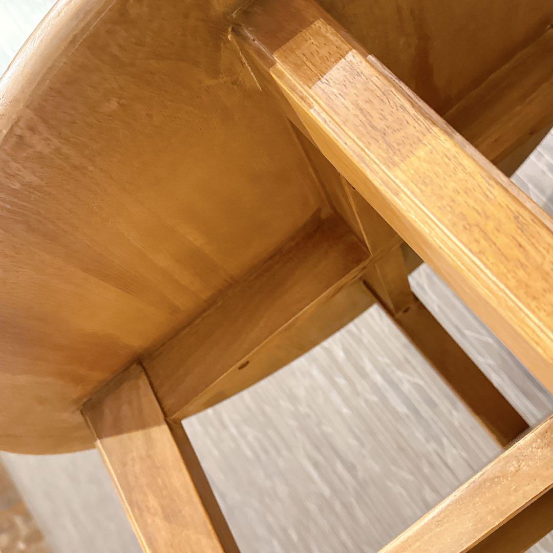 【美品】CRASH GATE 関家具 コボシ サイドテーブル 天然木 丸型