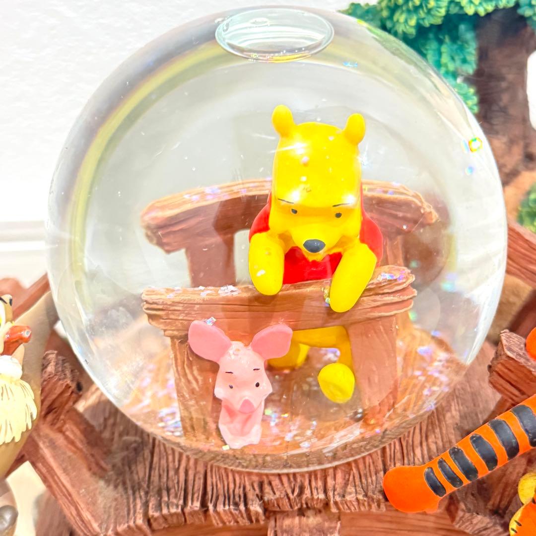 【希少】 くまのプーさん　スノードーム付きオルゴール　Disney PIXAR