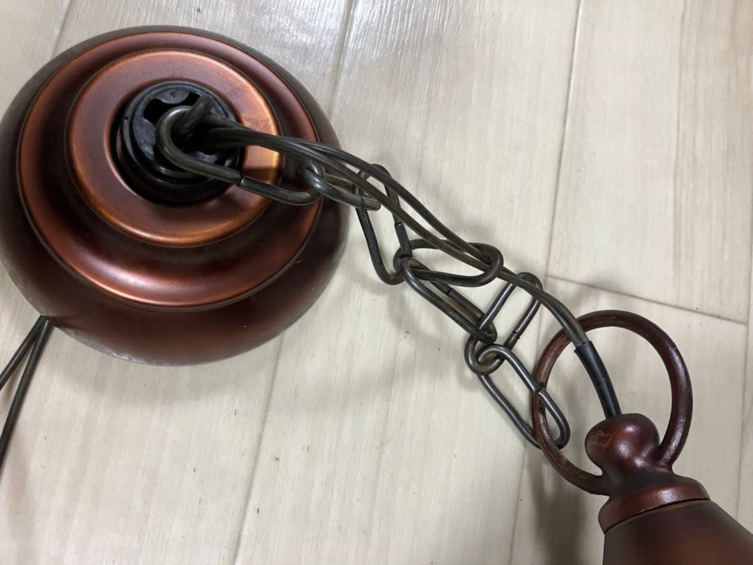 昭和レトロ　琥珀ランプ