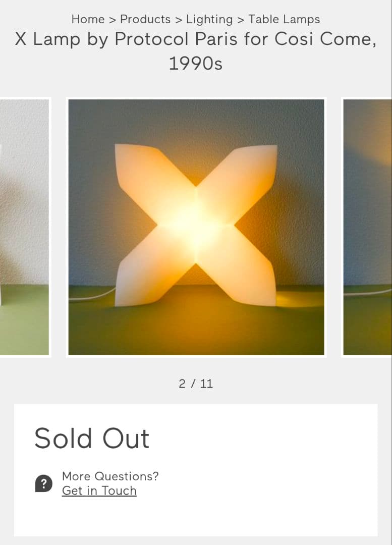 90's-00's X-LAMP ヴィンテージ スペースエイジ Y2K　 モダン