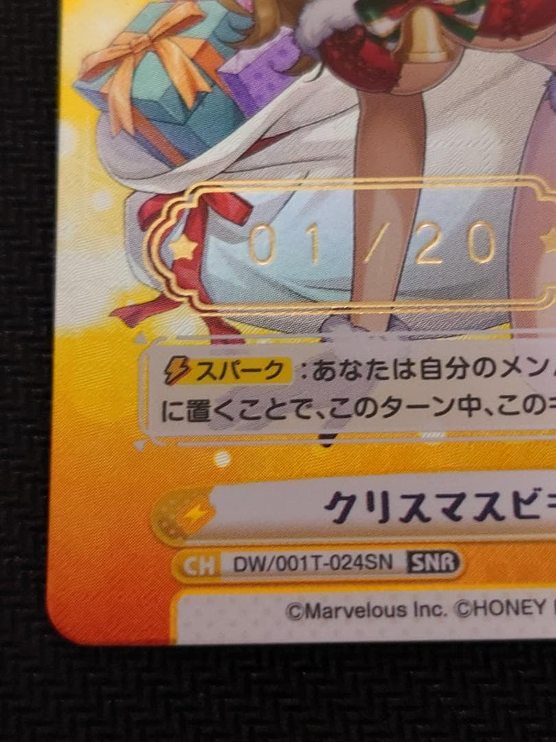 Reバース SNR クリスマスビキニ 詩絵(箔押し入り) シリアル01/20