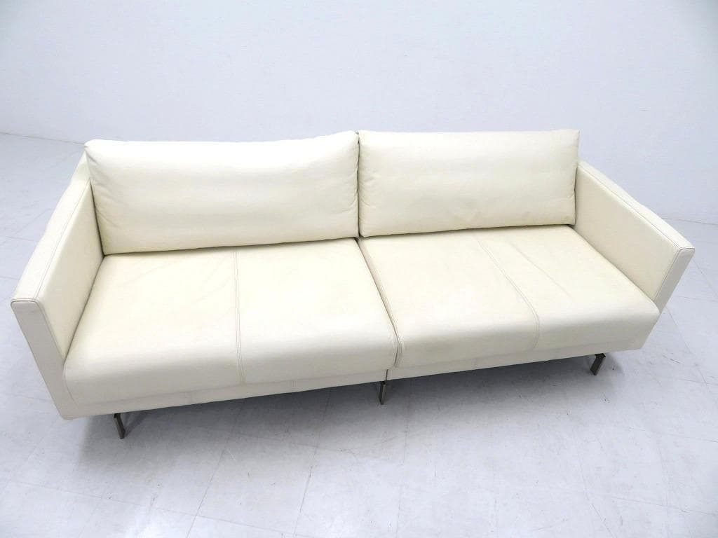 展示品　ボーコンセプト　総本革　レザー　3人掛けソファ　トリプルソファ