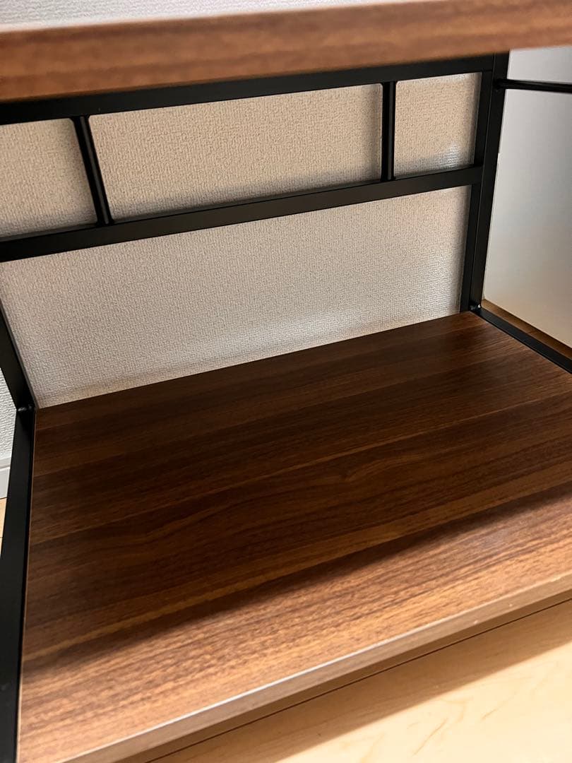 レンジ台 幅60 6段 大型レンジ対応 高耐荷設計 スライド棚