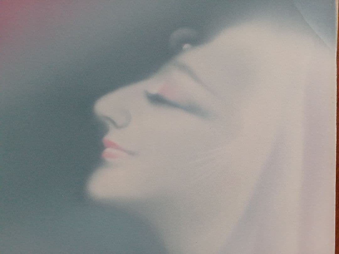 若尾和呂　「献身」 油彩　F3号　タリズマニックアート　幸運を招く絵　膜面描法