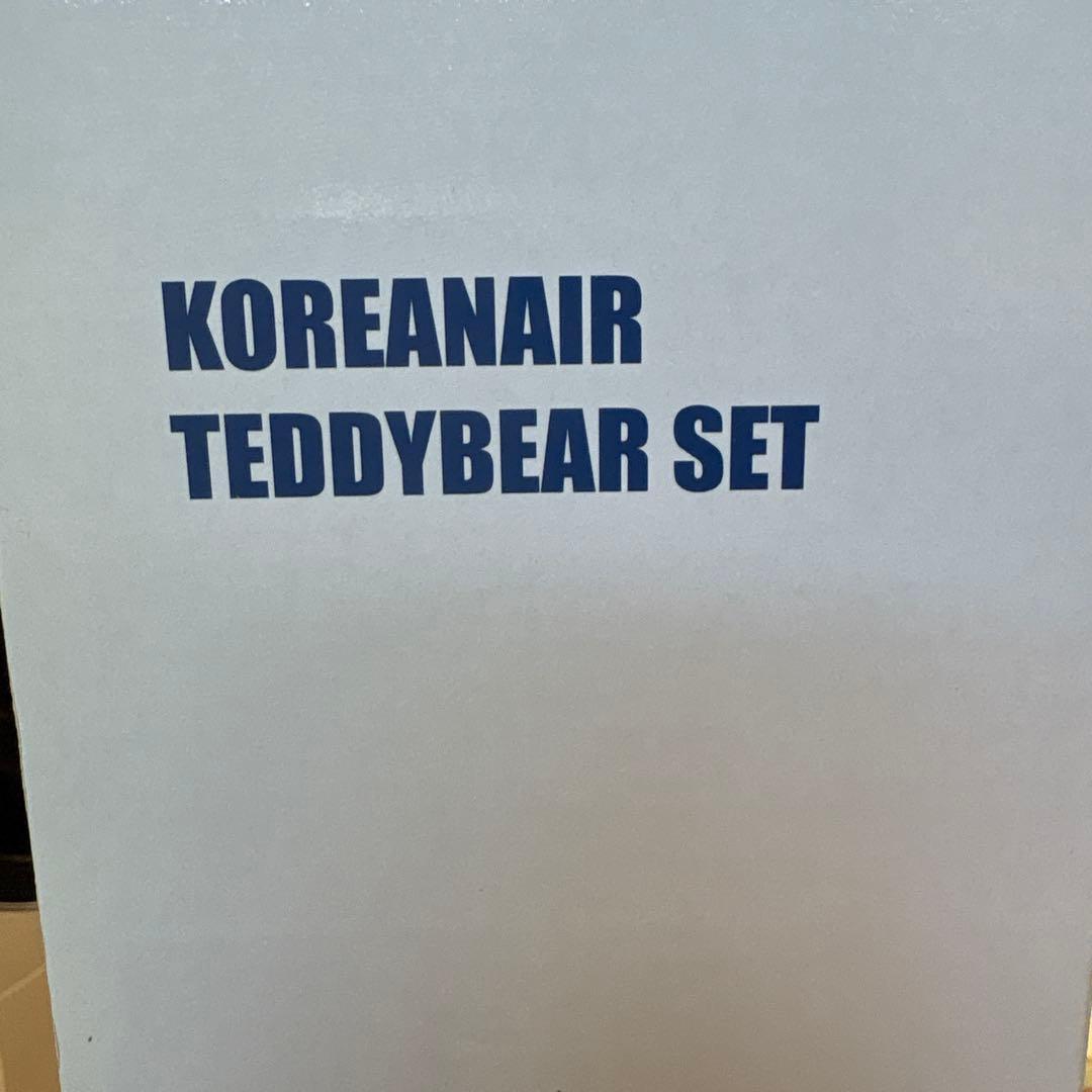 大韓航空 Teddy Bear ぬいぐるみ2体セット