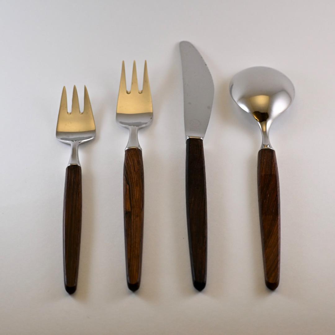 北欧ヴィンテージ★「ルンドトフテ社、ティアス・エックホフ」のカトラリーセット