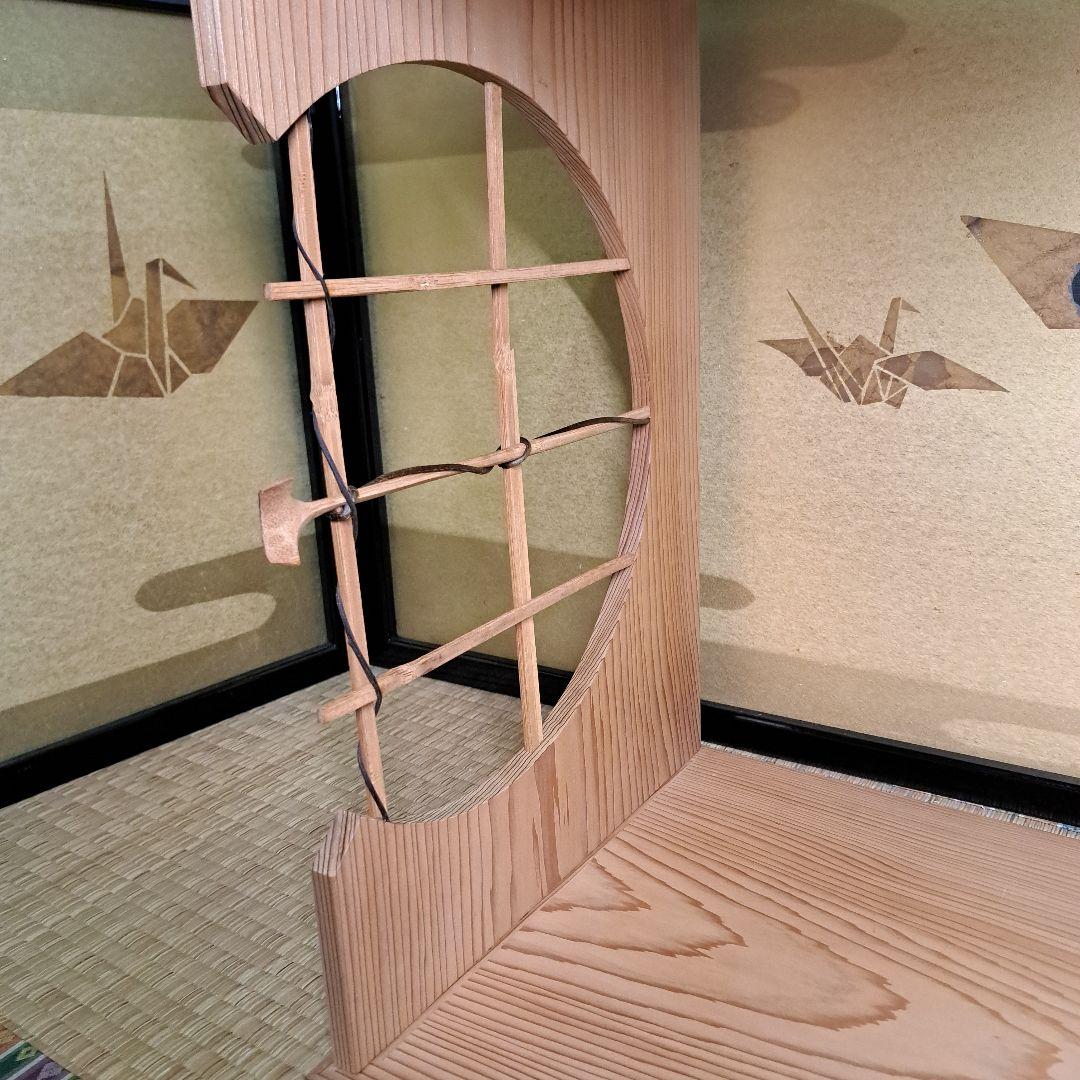 美品 茶道具 淡々斎好 溜精棚 組み立式 元箱