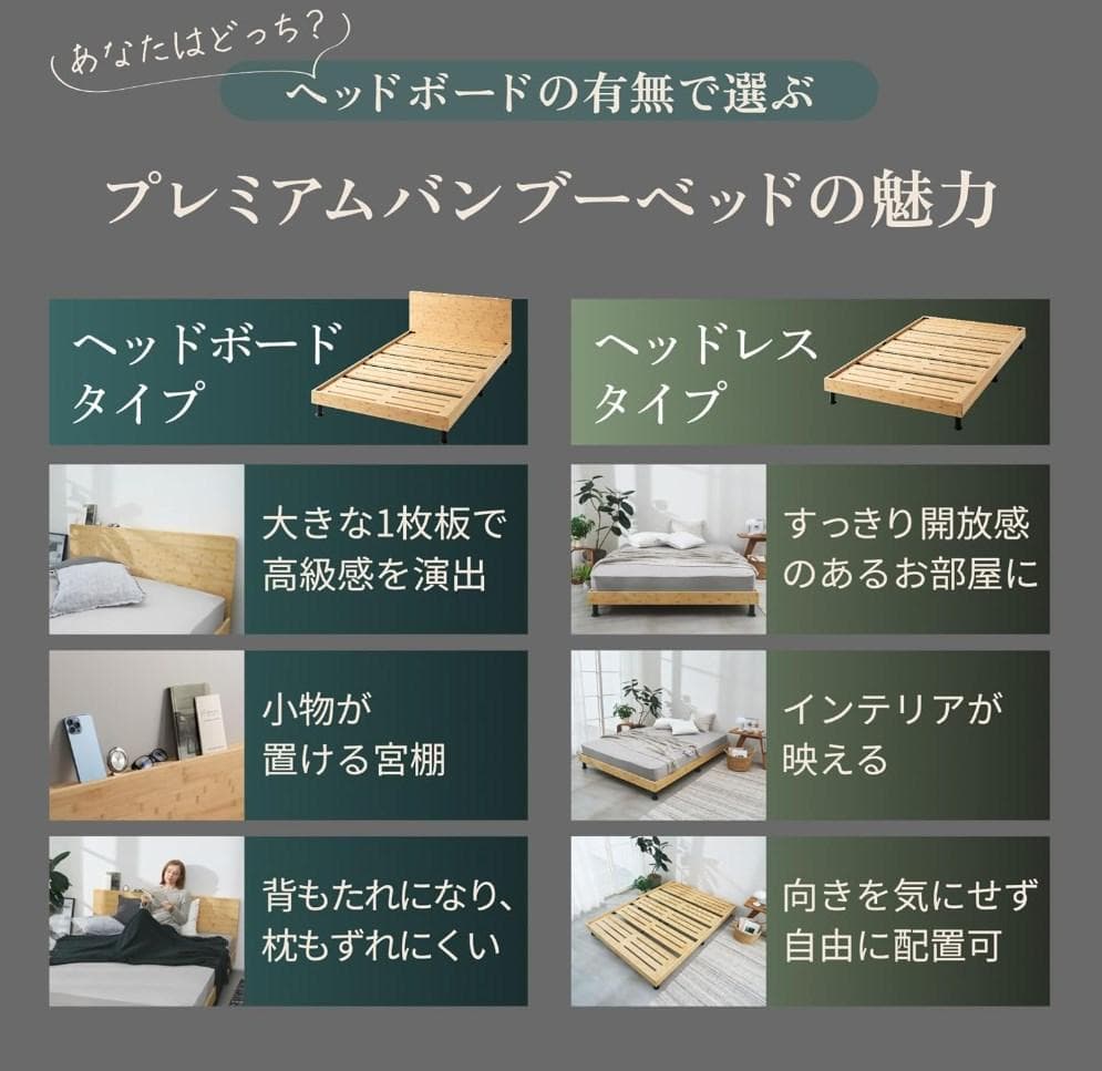 GOKUMIN すのこベッド シングルベッド　国内製造　天然竹素材