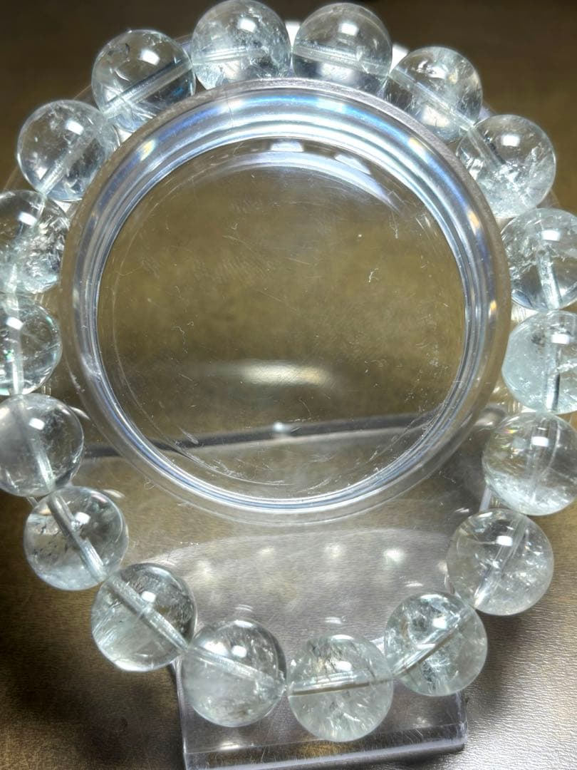 グリーンクォーツアゼツライトブレスレット11.3〜11.9㎜（新品未使用）高品質