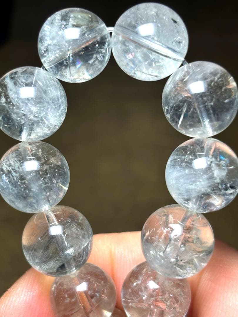 グリーンクォーツアゼツライトブレスレット11.3〜11.9㎜（新品未使用）高品質