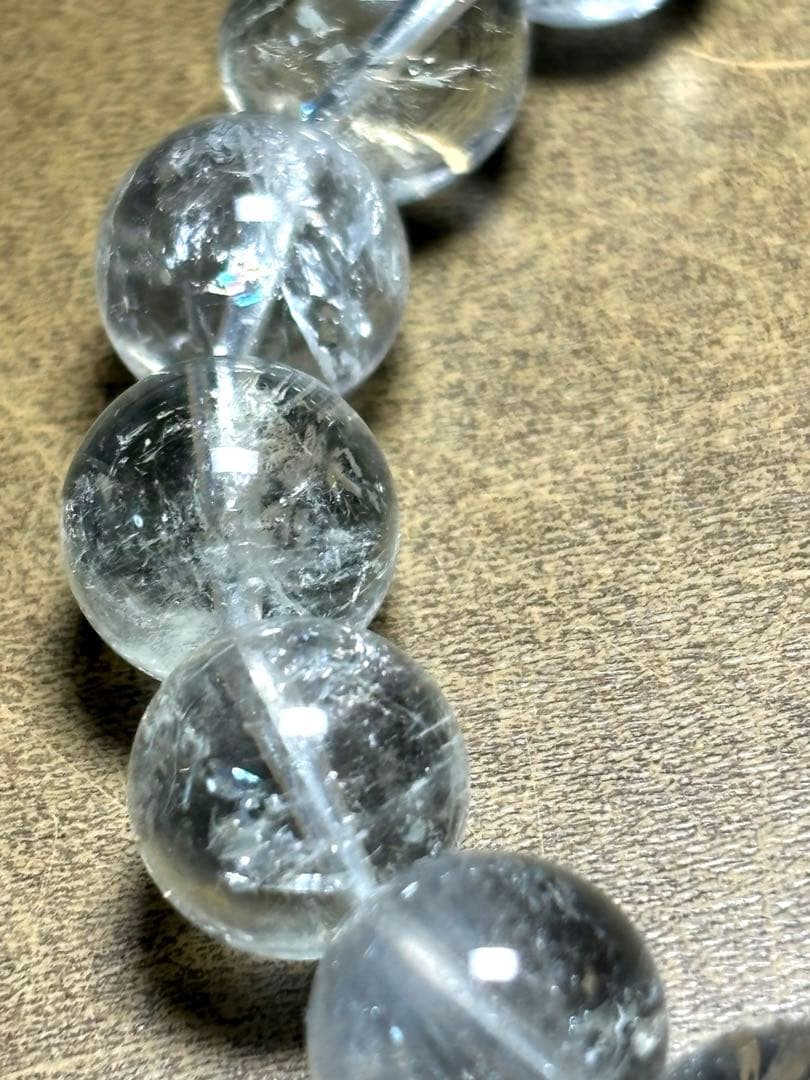 グリーンクォーツアゼツライトブレスレット11.3〜11.9㎜（新品未使用）高品質