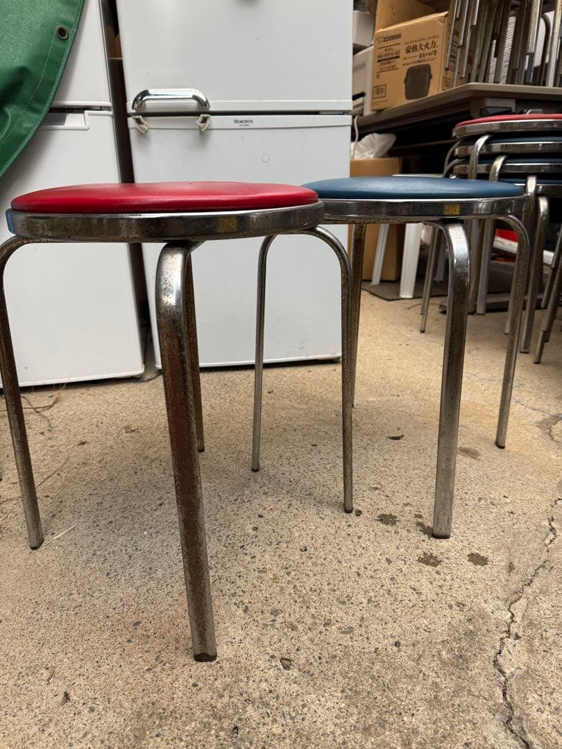 ヴィンテージ　内田洋行 MA-6 回転式スツール 希少 業務用 2脚セット