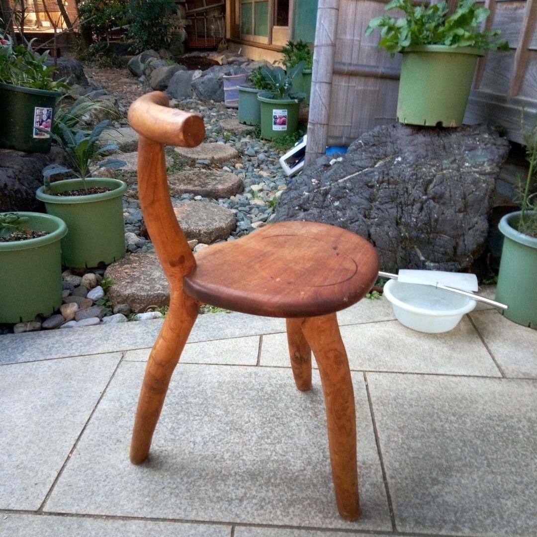 自然木の椅子　ハンドメイド　handmade　手作り　椅子　天然木　自然木