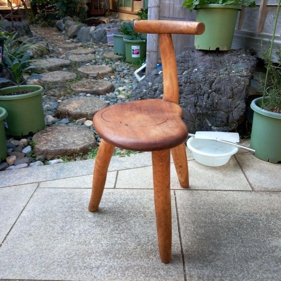 自然木の椅子　ハンドメイド　handmade　手作り　椅子　天然木　自然木