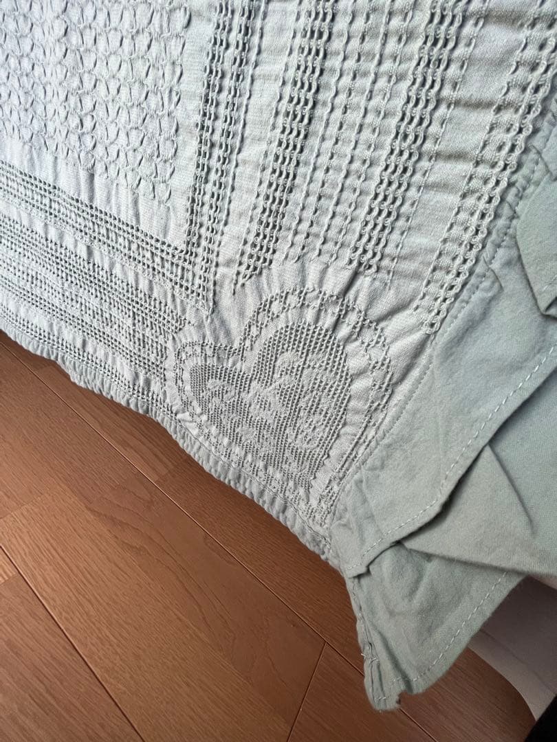 トルコ向けデザイン ハート柄コットンベッドスプレッド 150×200