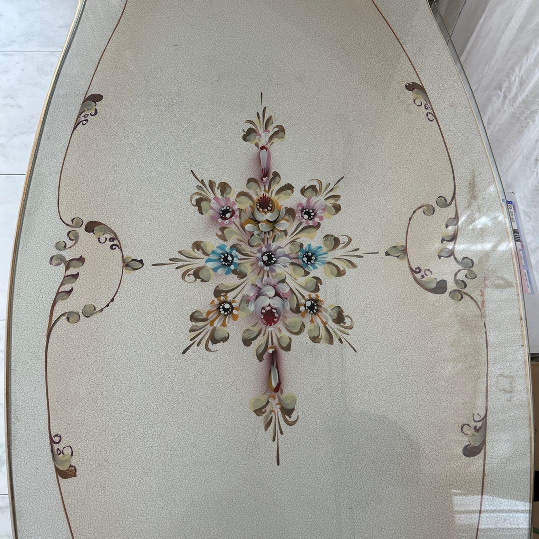 ロココ調　ローテーブル　コーヒーテーブル　 姫家具　天板付き