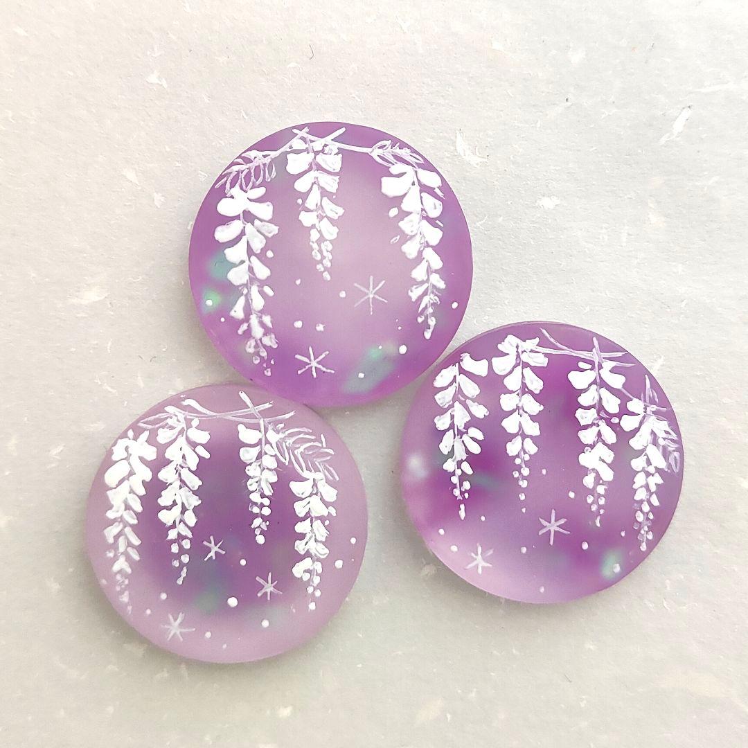 【795】ハンドメイド　レジン　ヘアゴム　ポニーフック