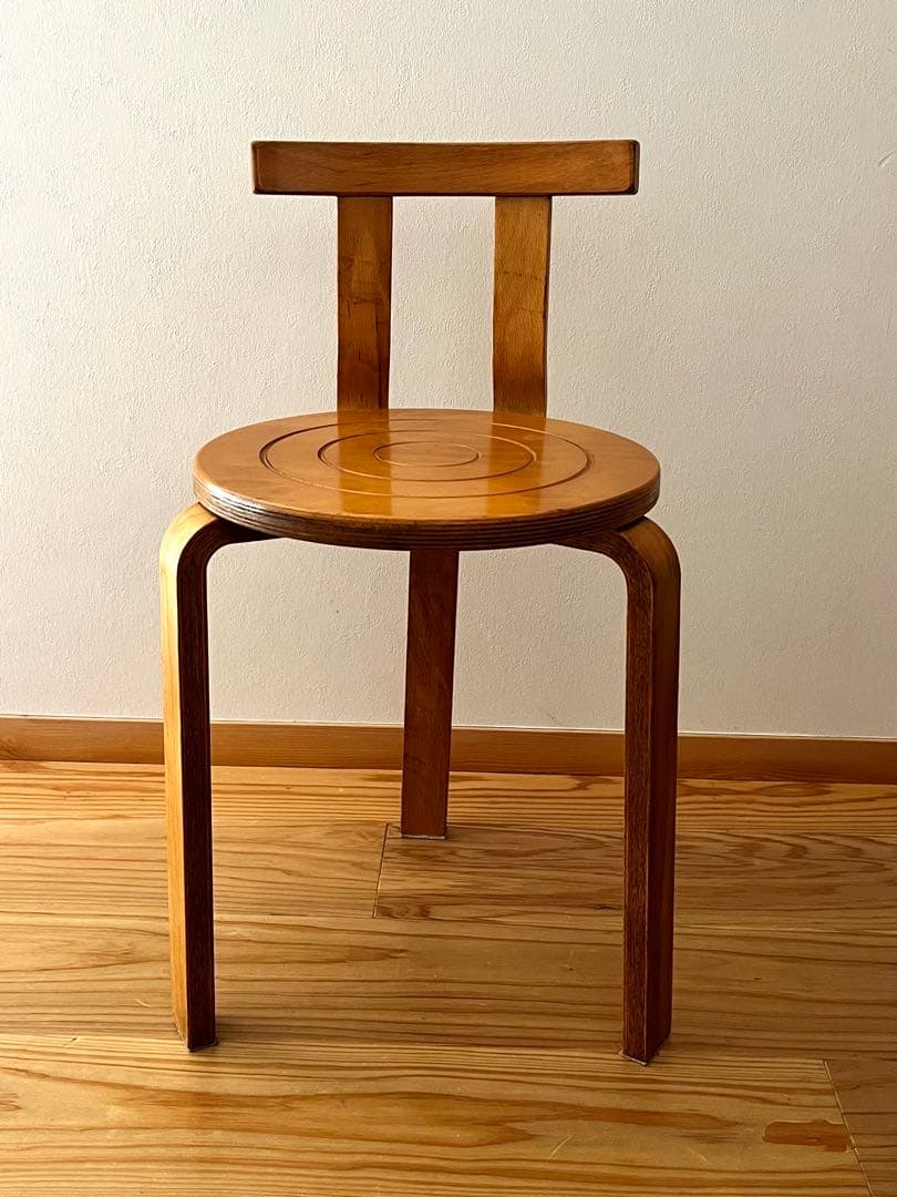 曲げ木スツール　送料込み