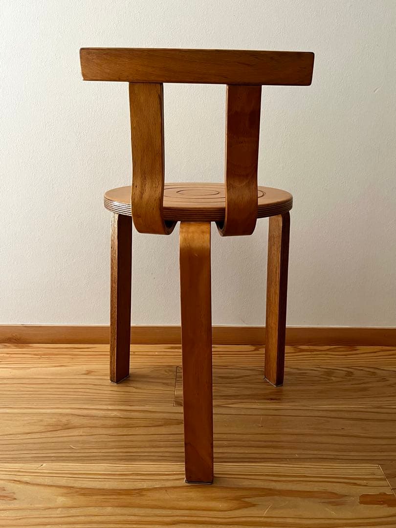 曲げ木スツール　送料込み