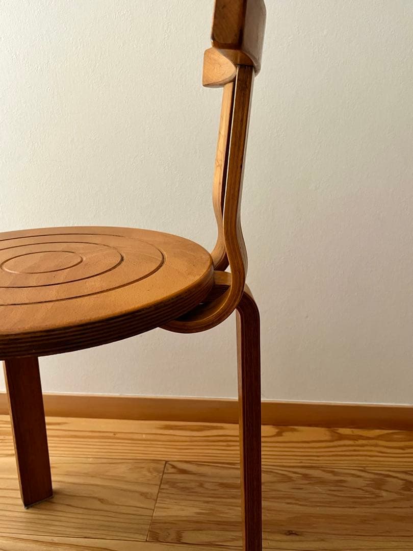 曲げ木スツール　送料込み