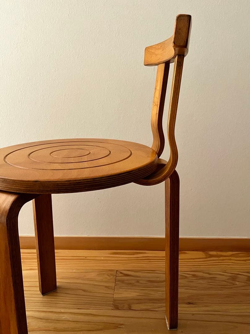 曲げ木スツール　送料込み